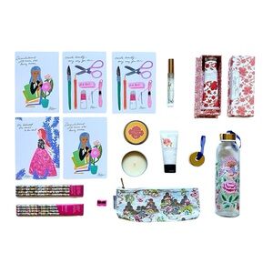 Margot Elena Summer 2019 Subscription Box 14 Pieces Candle Lotion Glass Bottle